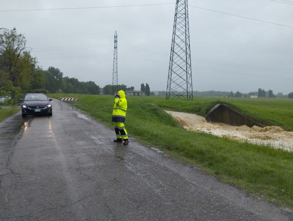 Alluvione 2023 - Sorveglianza sul torrente Ghironda