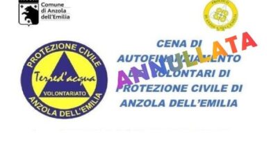 Cena di autofinanziamento Protezione Civile di Anzola